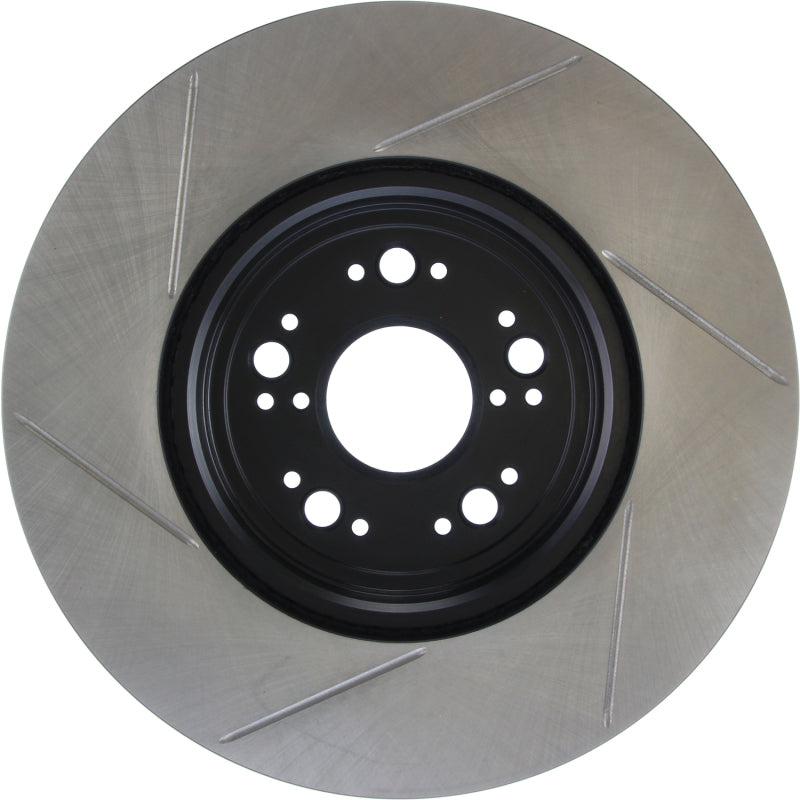 StopTech Power Slot 95-00 Lexus LS400/LS430/LS460/LS600h L Slotted Left Front Rotor-Brake Rotors - Slotted-Grocery Getter Performance