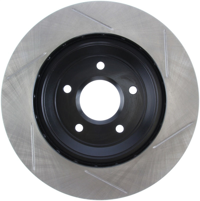 StopTech Power Slot 97-04 Chevy Corvette / 04 & 08 Cadillac XLR/XLR-V Front Right Slotted Rotor-Brake Rotors - Slotted-Grocery Getter Performance