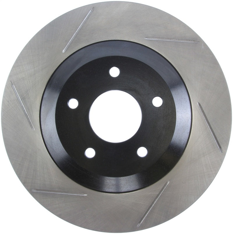 StopTech Power Slot 97-04 Chevy Corvette / 04 & 08 Cadillac XLR/XLR-V Front Right Slotted Rotor-Brake Rotors - Slotted-Grocery Getter Performance