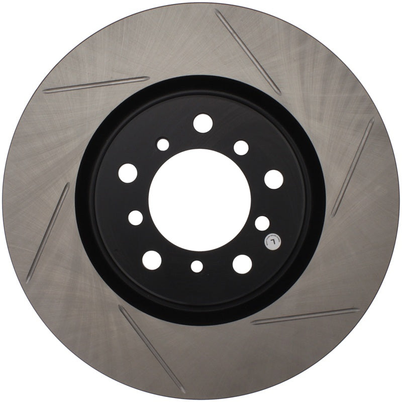 StopTech Power Slot BMW (E46) Front Left Slotted Rotor-Brake Rotors - Slotted-Grocery Getter Performance