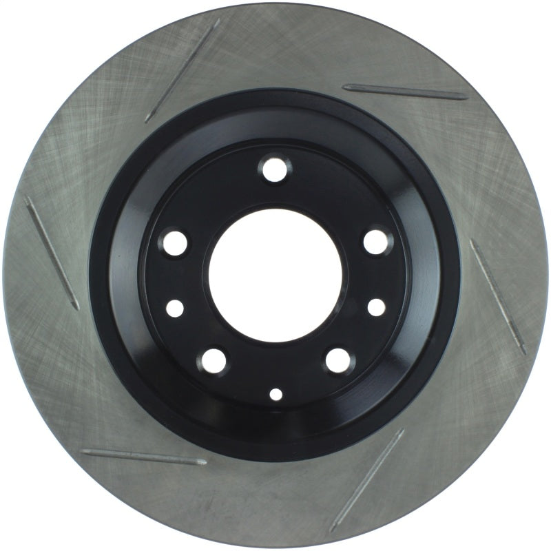 StopTech Power Slot Mazda Mazda6 Slotted Left Rear Rotor-Brake Rotors - Slotted-Grocery Getter Performance