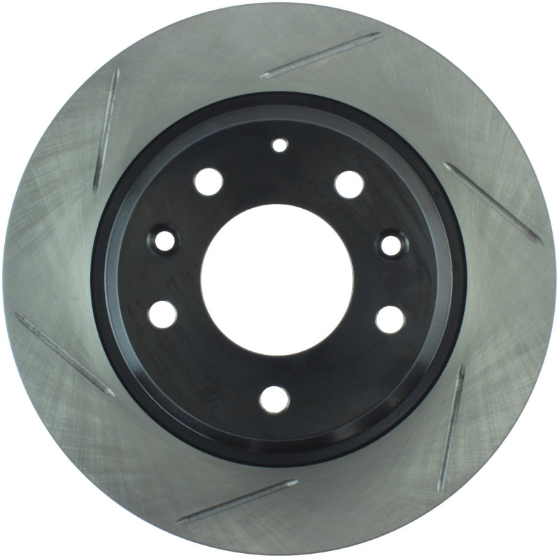 StopTech Power Slot Mazda Mazda6 Slotted Right Rear Rotor-Brake Rotors - Slotted-Grocery Getter Performance