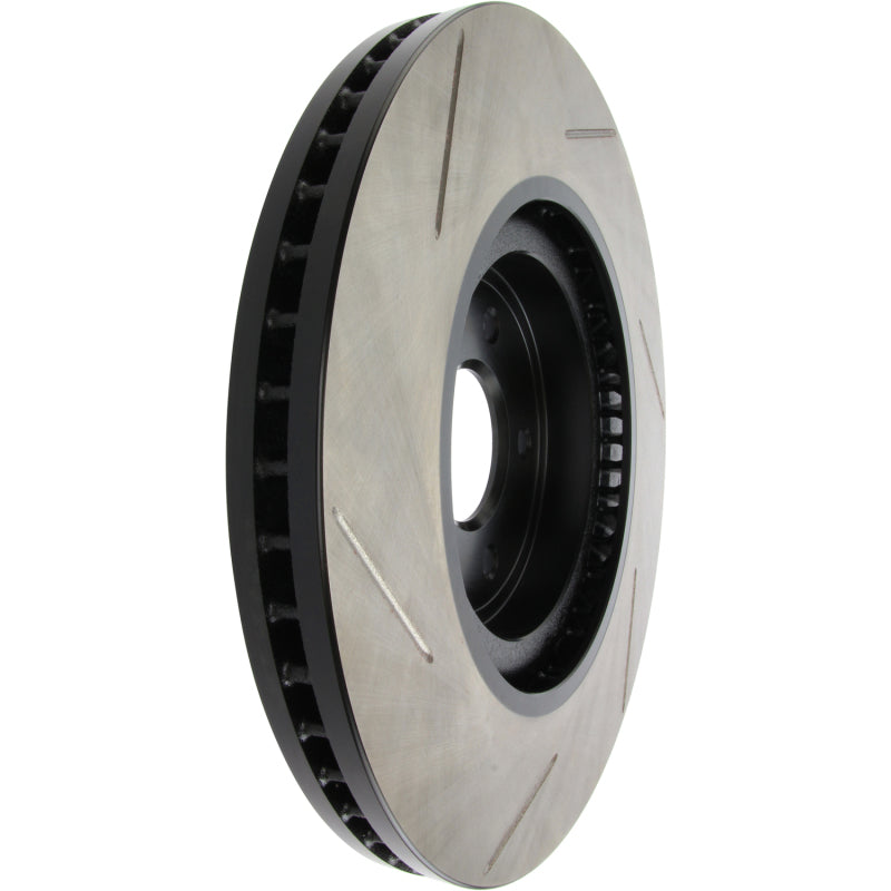 StopTech Power Slot Nissan 370z / Infiniti G37 SportStop Slotted Front Left Rotor-Brake Rotors - Slotted-Grocery Getter Performance