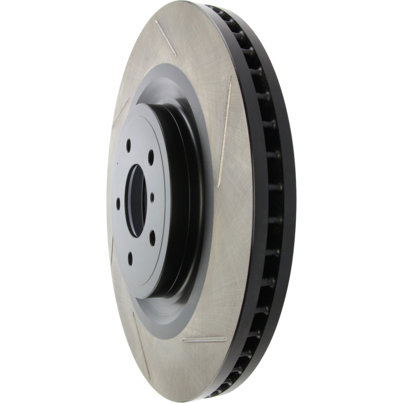 StopTech Power Slot Nissan 370z / Infiniti G37 SportStop Slotted Front Left Rotor-Brake Rotors - Slotted-Grocery Getter Performance