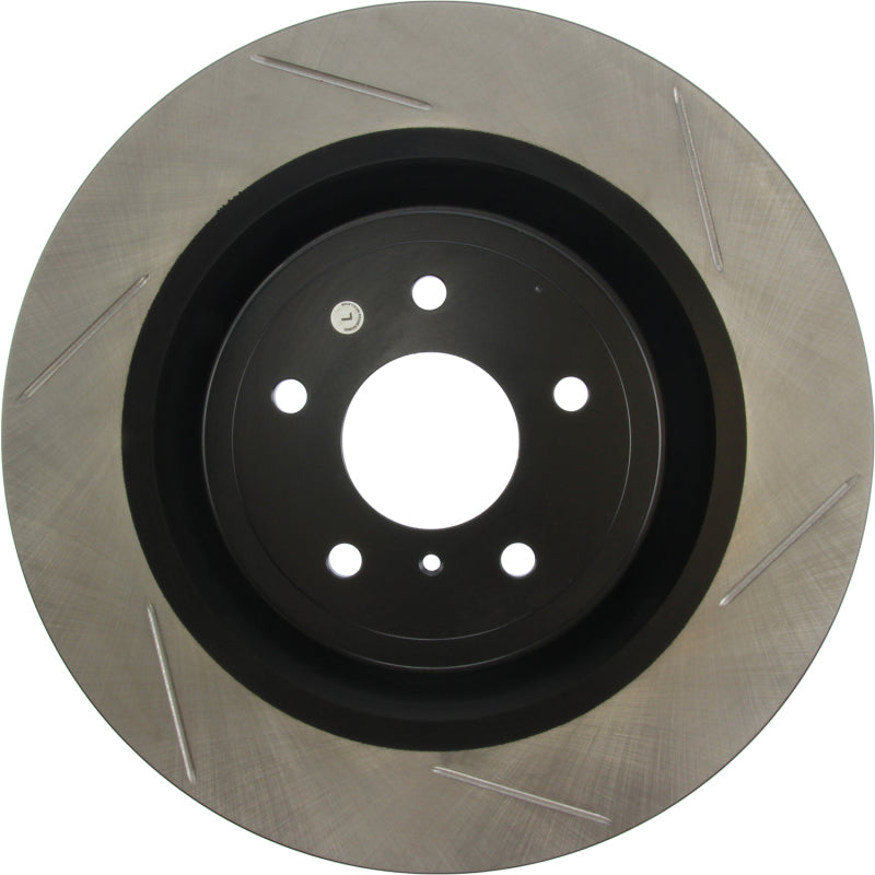 StopTech Power Slot Nissan 370z / Infiniti G37 SportStop Slotted Front Left Rotor-Brake Rotors - Slotted-Grocery Getter Performance