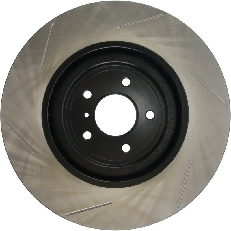 StopTech Power Slot Nissan 370z / Infiniti G37 SportStop Slotted Front Left Rotor-Brake Rotors - Slotted-Grocery Getter Performance