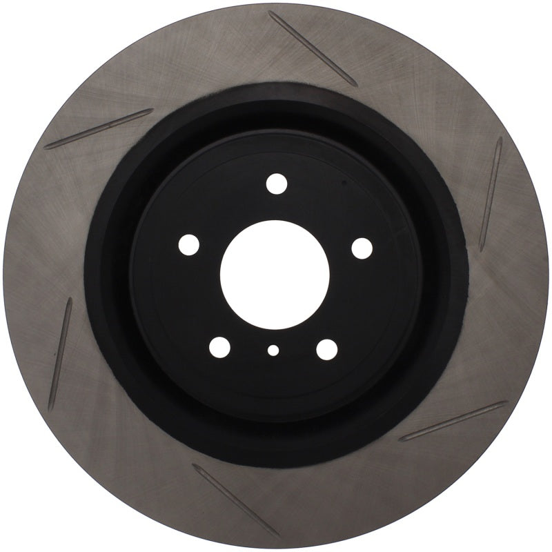 StopTech Power Slot Nissan 370z / Infiniti G37 SportStop Slotted Front Left Rotor-Brake Rotors - Slotted-Grocery Getter Performance
