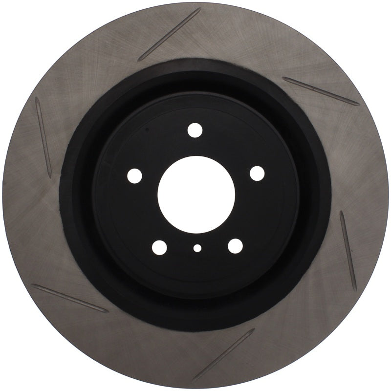 StopTech Power Slot Nissan 370z / Infiniti G37 SportStop Slotted Front Right Rotor-Brake Rotors - Slotted-Grocery Getter Performance