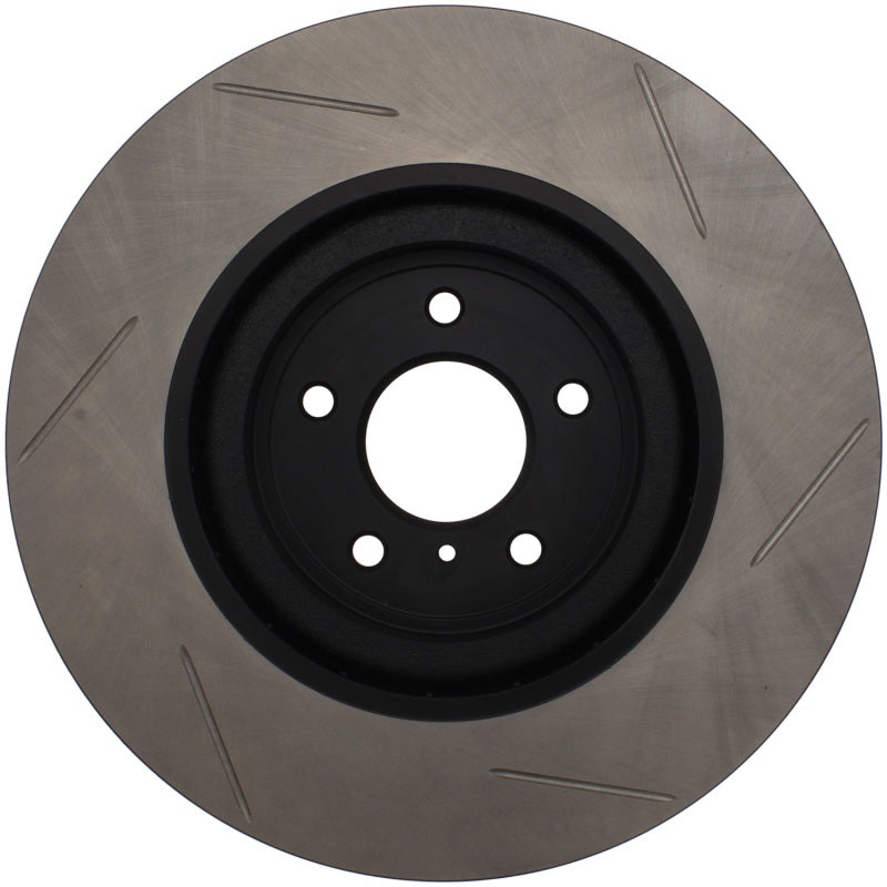 StopTech Power Slot Nissan 370z / Infiniti G37 SportStop Slotted Front Right Rotor-Brake Rotors - Slotted-Grocery Getter Performance