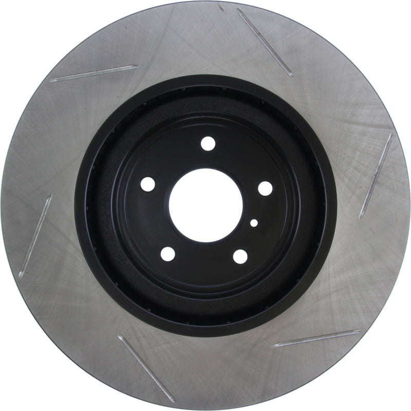StopTech Power Slot Nissan 370z / Infiniti G37 SportStop Slotted Front Right Rotor-Brake Rotors - Slotted-Grocery Getter Performance