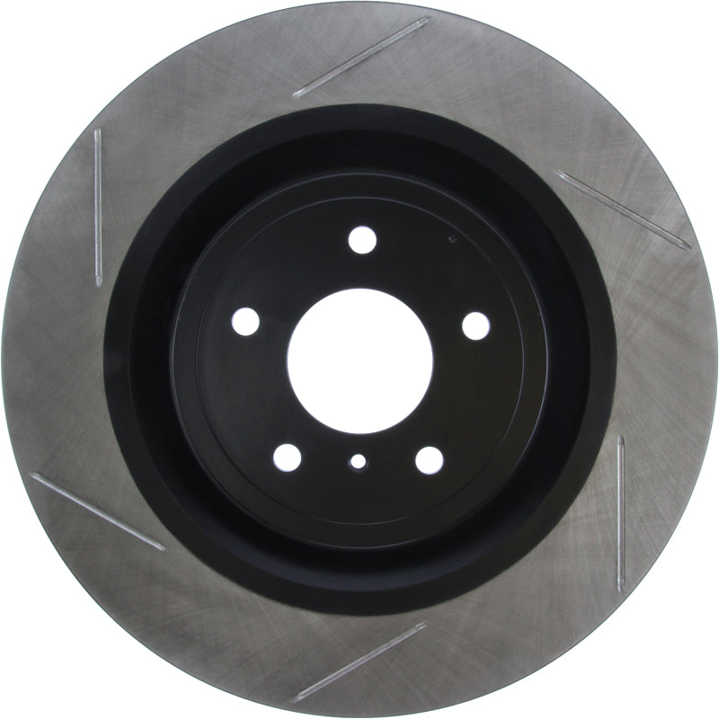 StopTech Power Slot Nissan 370z / Infiniti G37 SportStop Slotted Front Right Rotor-Brake Rotors - Slotted-Grocery Getter Performance