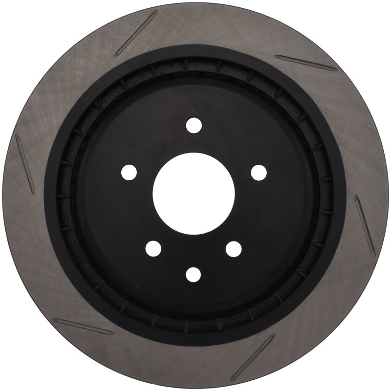 StopTech Power Slot Nissan 370z / Infiniti G37 SportStop Slotted Rear Right Rotor-Brake Rotors - Slotted-Grocery Getter Performance