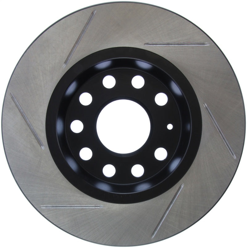 StopTech Power Slot Volkswagen GTI Rear Left Slotted Rotor-Brake Rotors - Slotted-Grocery Getter Performance