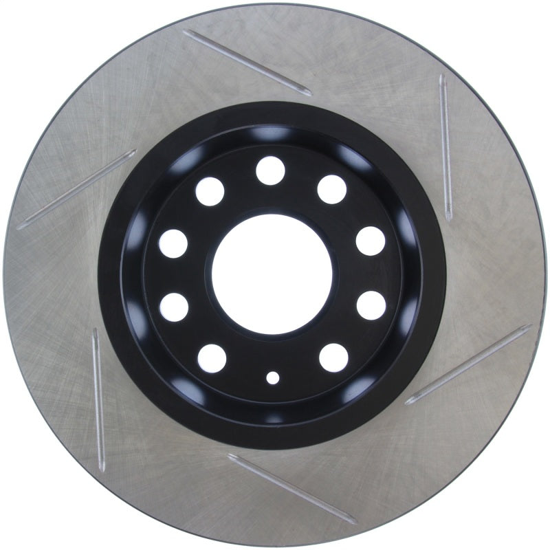 StopTech Power Slot Volkswagen GTI Rear Right Slotted Rotor-Brake Rotors - Slotted-Grocery Getter Performance
