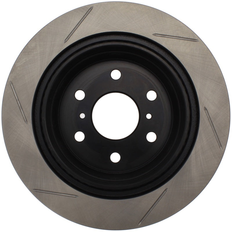StopTech PowerSlot Chevy Avalanche/Silverado/Suburban/Tahoe / GMC Yukon Right Slotted Rear Rotor-Brake Rotors - Slotted-Grocery Getter Performance