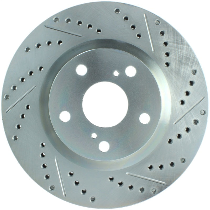 StopTech Select Sport 11-16 Toyota Avalon/ 11-17 Camry SportStop Slotted & Drilled Left Front Rotor-Brake Rotors - Slot & Drilled-Grocery Getter Performance