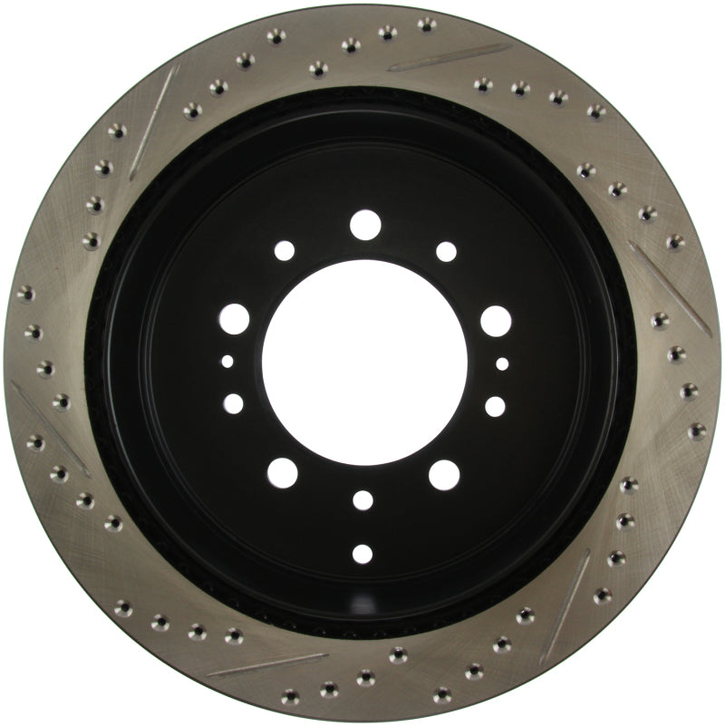 StopTech Slotted & Drilled Sport Brake Rotor-Brake Rotors - Slot & Drilled-Grocery Getter Performance