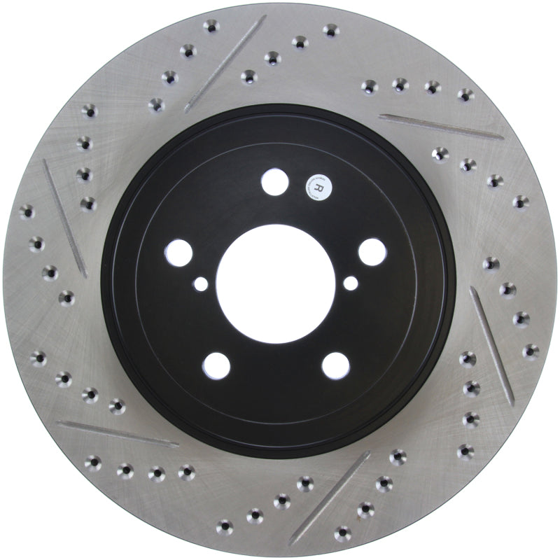 StopTech Slotted & Drilled Sport Brake Rotor-Brake Rotors - Slot & Drilled-Grocery Getter Performance