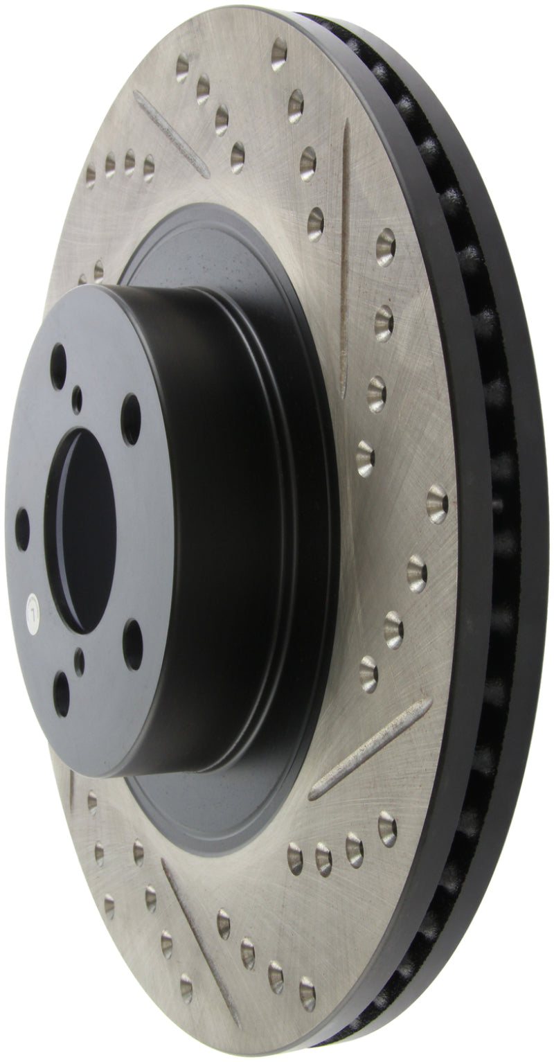StopTech Slotted & Drilled Sport Brake Rotor-Brake Rotors - Slot & Drilled-Grocery Getter Performance