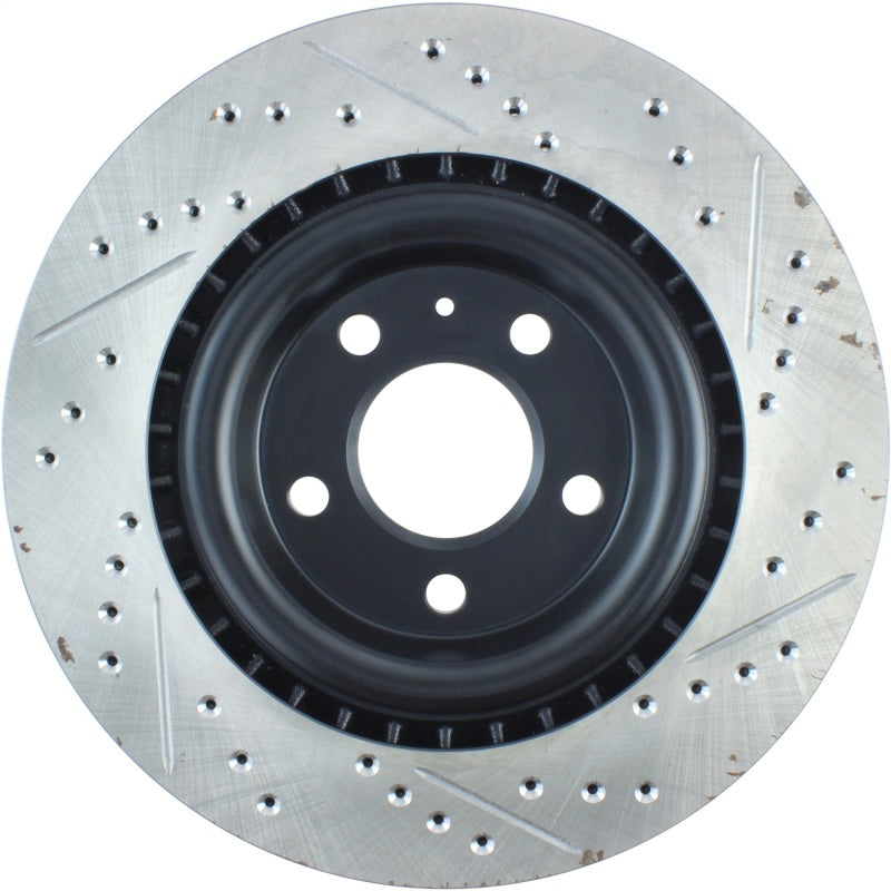 StopTech Slotted & Drilled Sport Brake Rotor-Brake Rotors - Slot & Drilled-Grocery Getter Performance