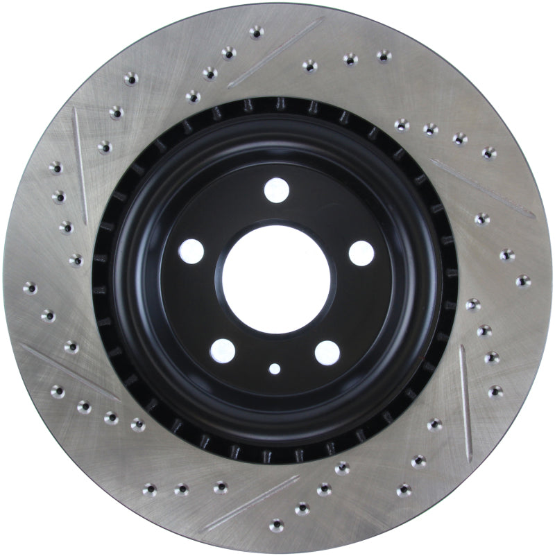 StopTech Slotted & Drilled Sport Brake Rotor-Brake Rotors - Slot & Drilled-Grocery Getter Performance