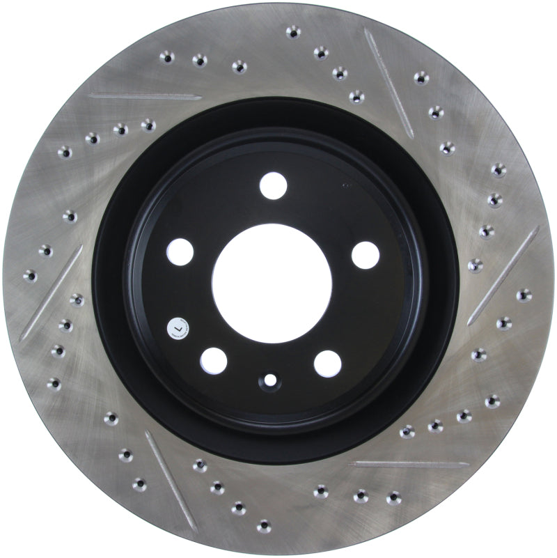 StopTech Slotted & Drilled Sport Brake Rotor-Brake Rotors - Slot & Drilled-Grocery Getter Performance