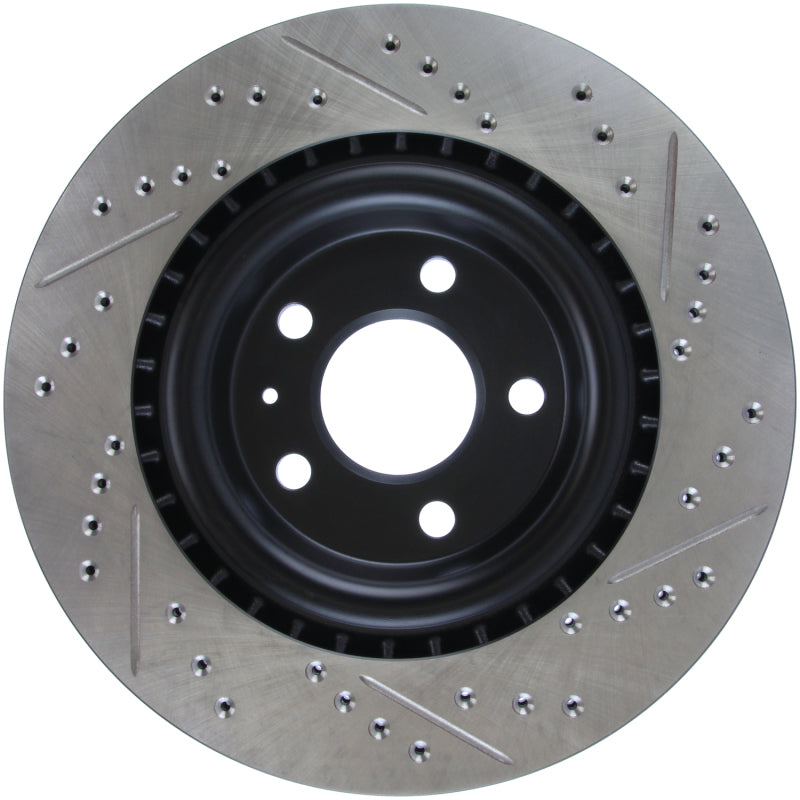 StopTech Slotted & Drilled Sport Brake Rotor-Brake Rotors - Slot & Drilled-Grocery Getter Performance