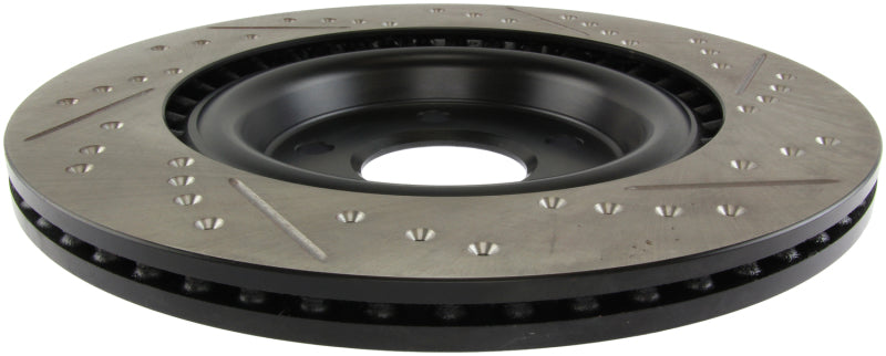 StopTech Slotted & Drilled Sport Brake Rotor-Brake Rotors - Slot & Drilled-Grocery Getter Performance