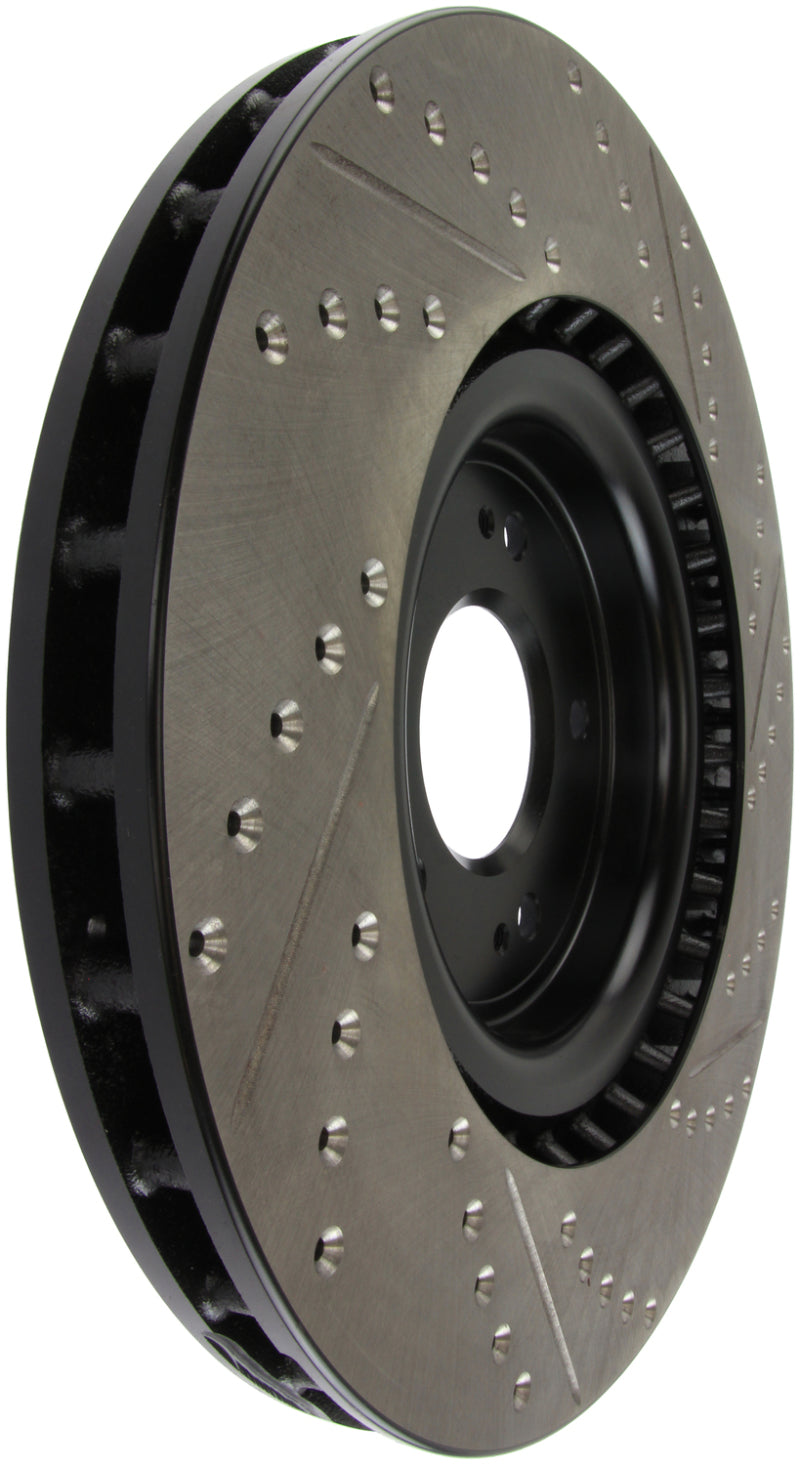 StopTech Slotted & Drilled Sport Brake Rotor-Brake Rotors - Slot & Drilled-Grocery Getter Performance