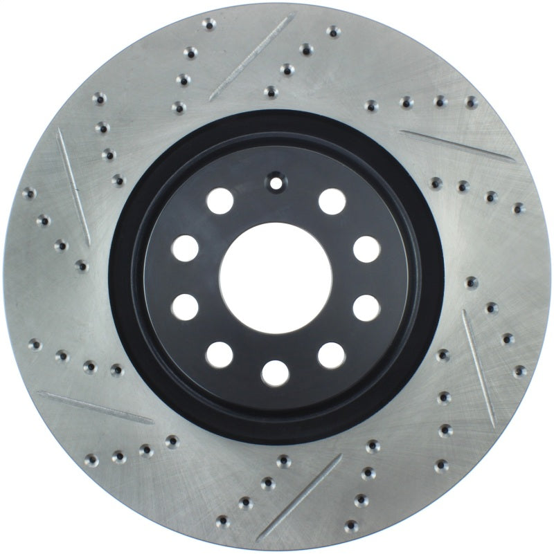 StopTech Slotted & Drilled Sport Brake Rotor-Brake Rotors - Slot & Drilled-Grocery Getter Performance