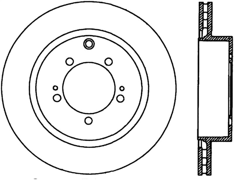 StopTech Slotted & Drilled Sport Brake Rotor-Brake Rotors - Slot & Drilled-Grocery Getter Performance