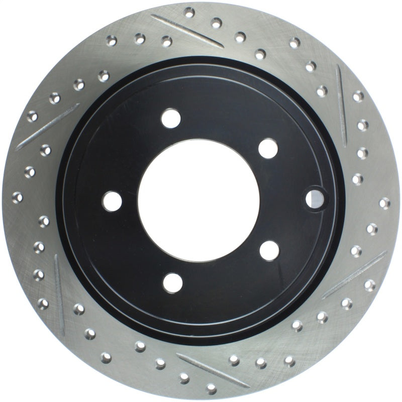 StopTech Slotted & Drilled Sport Brake Rotor-Brake Rotors - Slot & Drilled-Grocery Getter Performance
