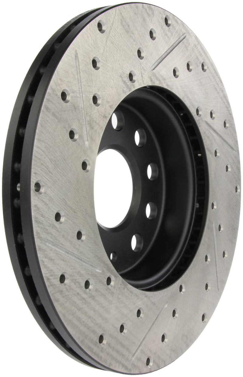StopTech Slotted & Drilled Sport Brake Rotor-Brake Rotors - Slot & Drilled-Grocery Getter Performance