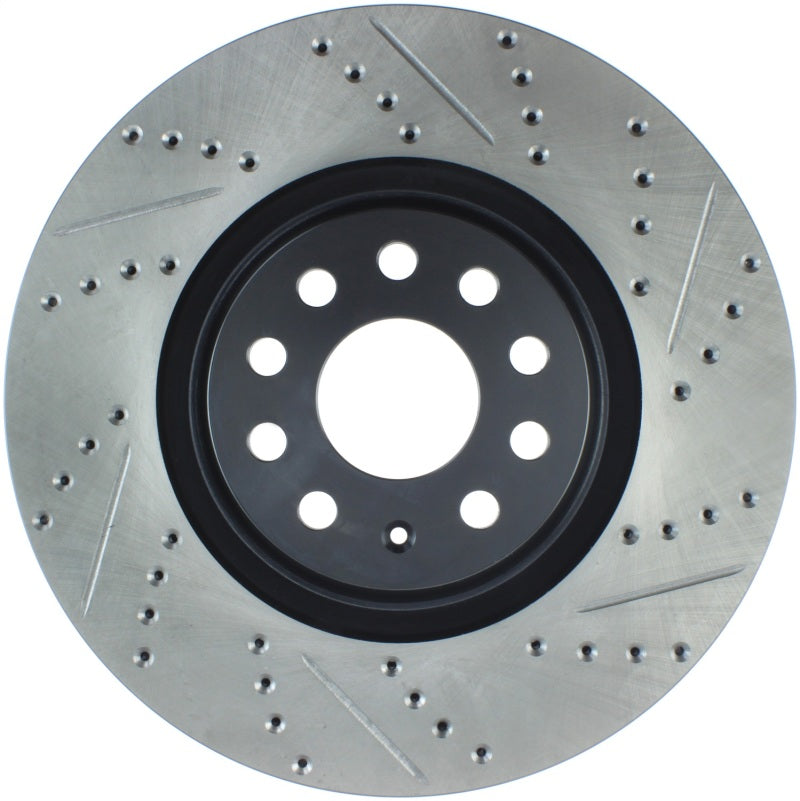 StopTech Slotted & Drilled Sport Brake Rotor-Brake Rotors - Slot & Drilled-Grocery Getter Performance