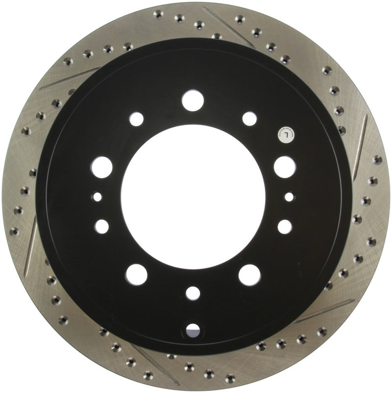 StopTech Slotted & Drilled Sport Brake Rotor-Brake Rotors - Slot & Drilled-Grocery Getter Performance