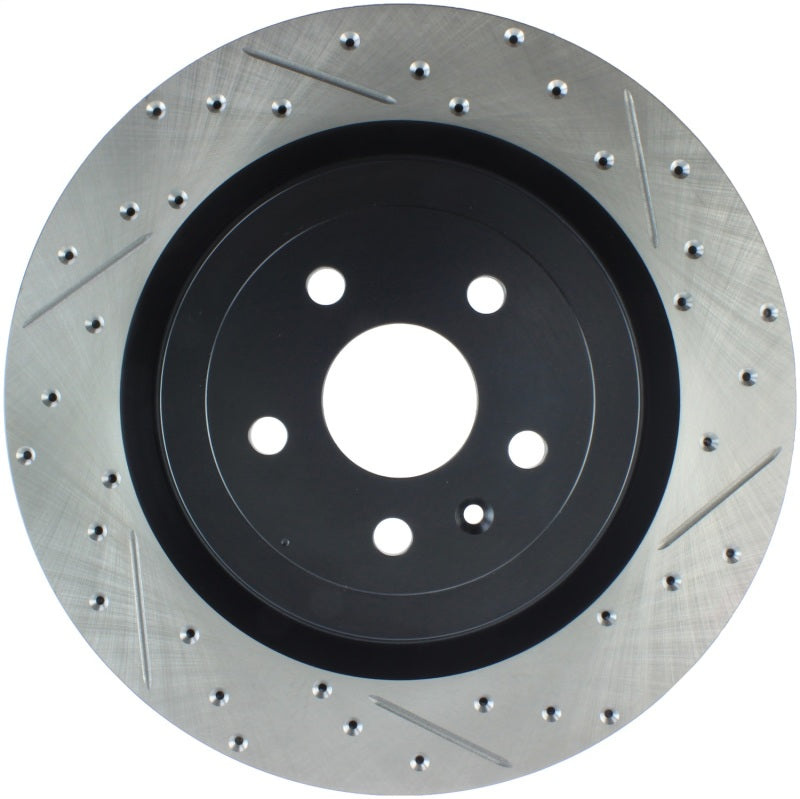 StopTech Slotted & Drilled Sport Brake Rotor-Brake Rotors - Slot & Drilled-Grocery Getter Performance