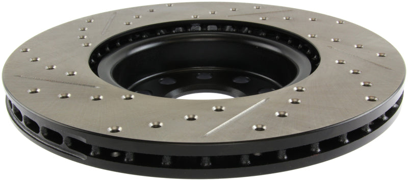 StopTech Slotted & Drilled Sport Brake Rotor-Brake Rotors - Slot & Drilled-Grocery Getter Performance