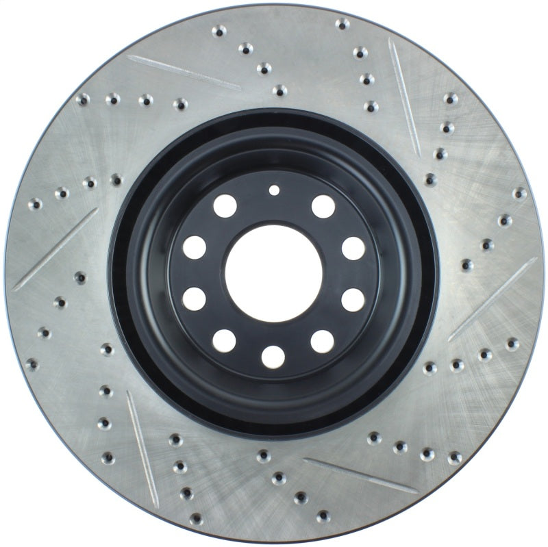 StopTech Slotted & Drilled Sport Brake Rotor-Brake Rotors - Slot & Drilled-Grocery Getter Performance