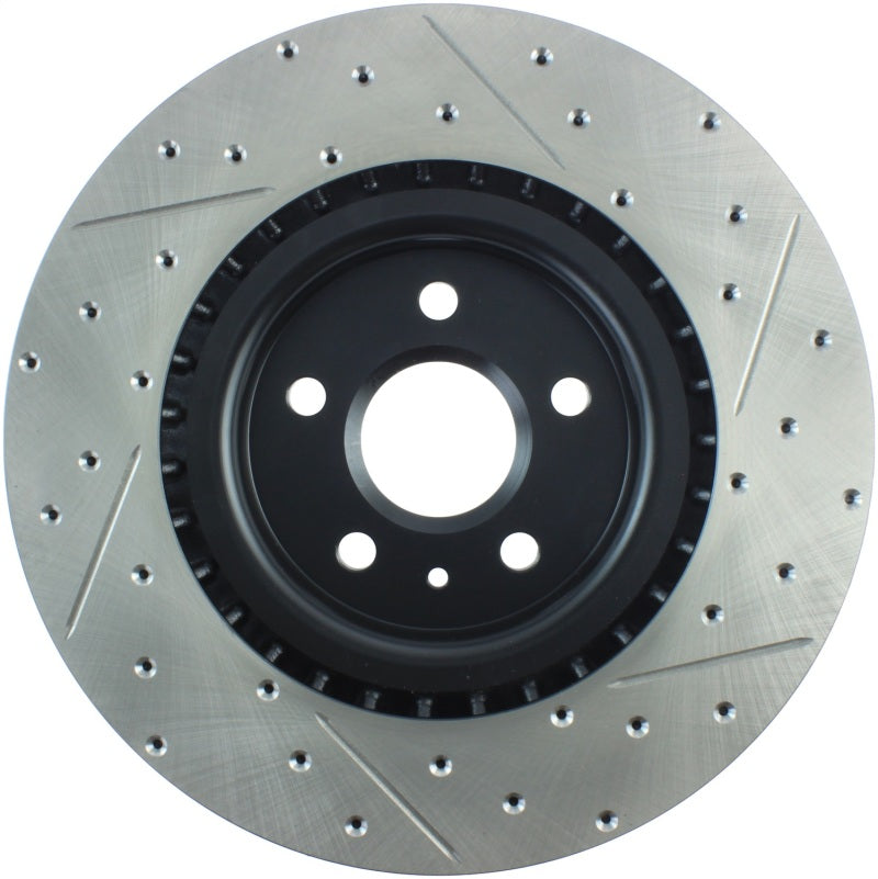 StopTech Slotted & Drilled Sport Brake Rotor-Brake Rotors - Slot & Drilled-Grocery Getter Performance