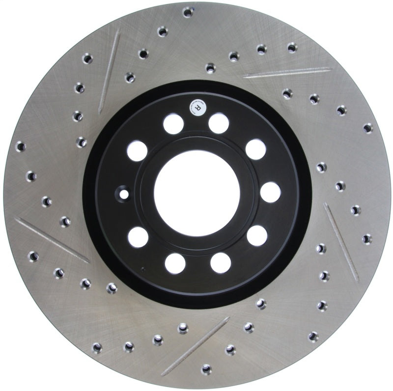 StopTech Slotted & Drilled Sport Brake Rotor-Brake Rotors - Slot & Drilled-Grocery Getter Performance