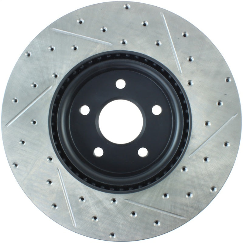 StopTech Slotted & Drilled Sport Brake Rotor-Brake Rotors - Slot & Drilled-Grocery Getter Performance