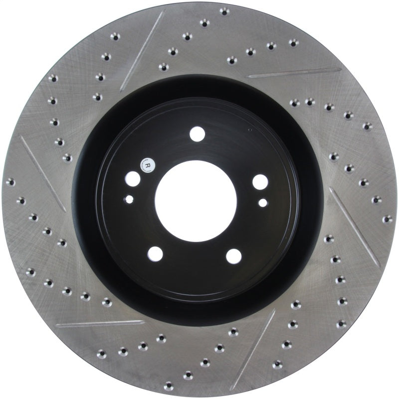 StopTech Slotted & Drilled Sport Brake Rotor-Brake Rotors - Slot & Drilled-Grocery Getter Performance