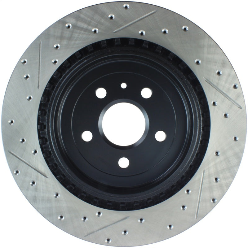 StopTech Slotted & Drilled Sport Brake Rotor-Brake Rotors - Slot & Drilled-Grocery Getter Performance