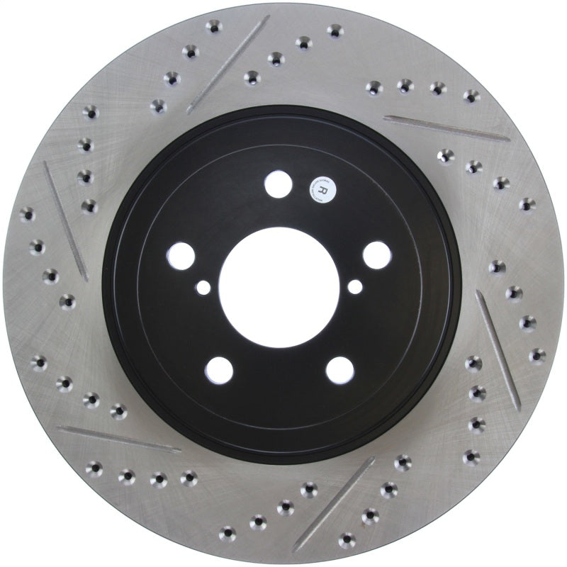 StopTech Slotted & Drilled Sport Brake Rotor-Brake Rotors - Slot & Drilled-Grocery Getter Performance