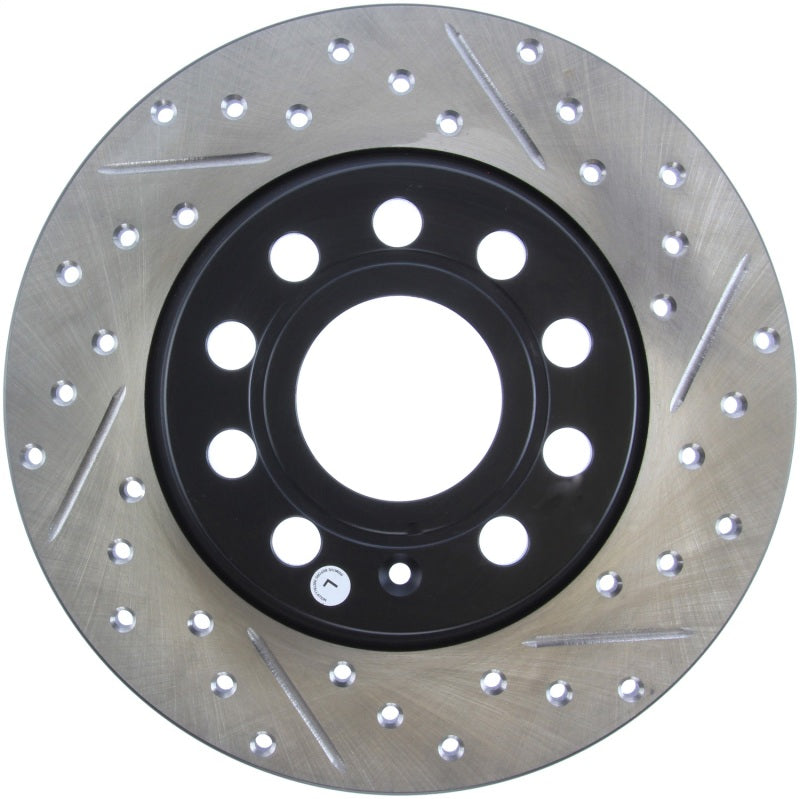 StopTech Slotted & Drilled Sport Brake Rotor-Brake Rotors - Slot & Drilled-Grocery Getter Performance