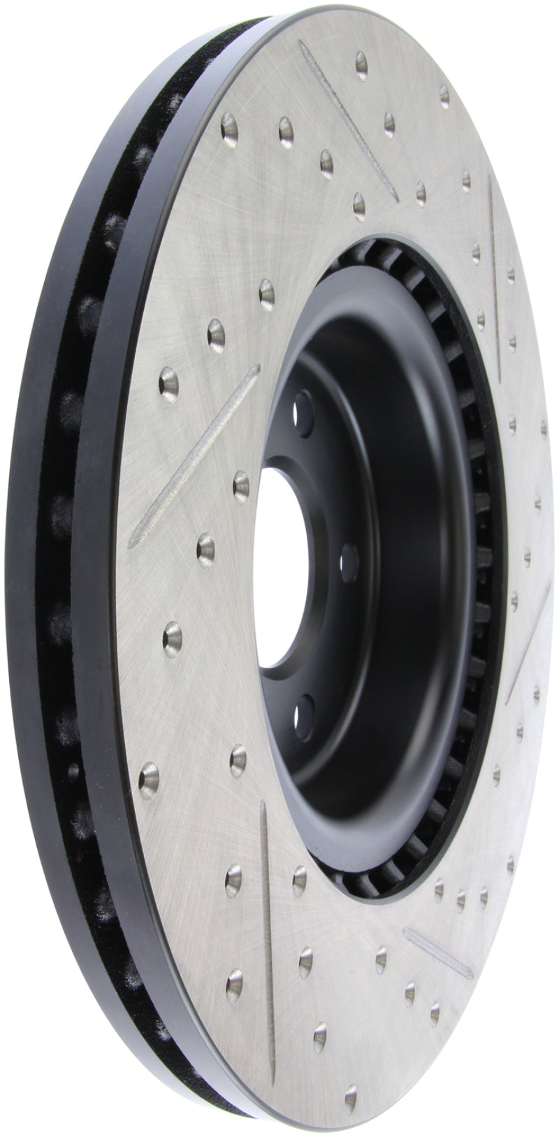 StopTech Slotted & Drilled Sport Brake Rotor-Brake Rotors - Slot & Drilled-Grocery Getter Performance