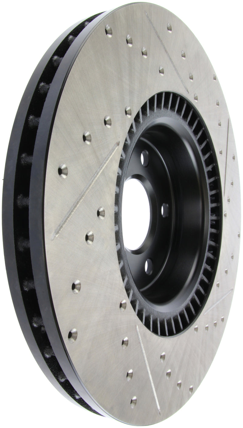 StopTech Slotted & Drilled Sport Brake Rotor-Brake Rotors - Slot & Drilled-Grocery Getter Performance