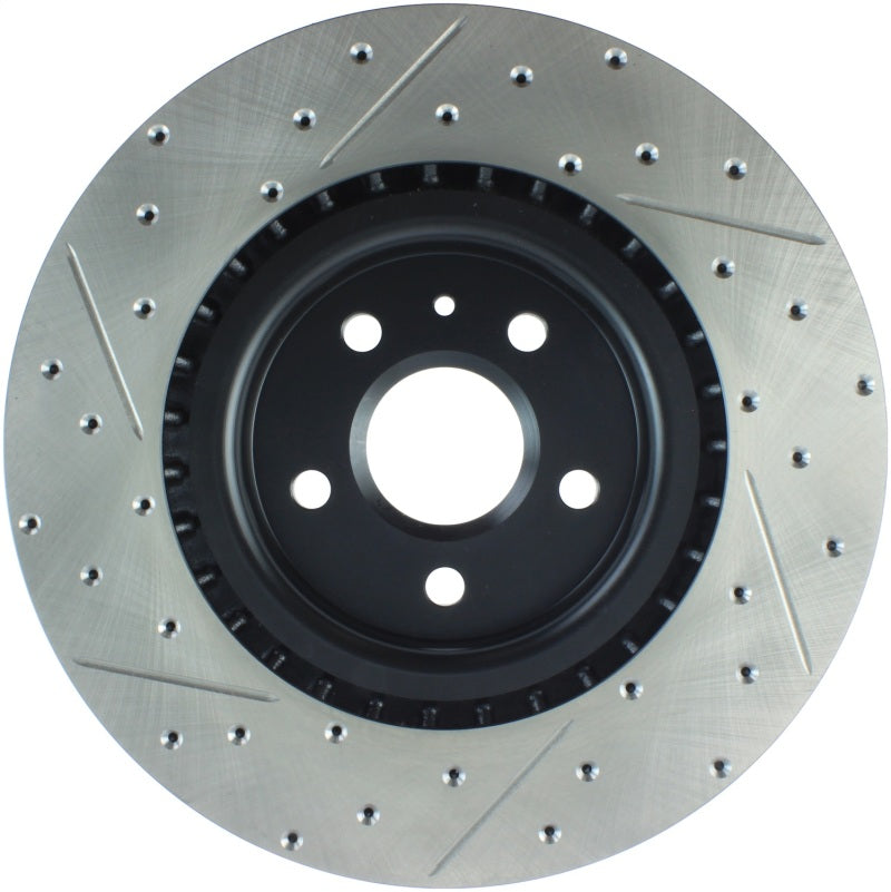 StopTech Slotted & Drilled Sport Brake Rotor-Brake Rotors - Slot & Drilled-Grocery Getter Performance