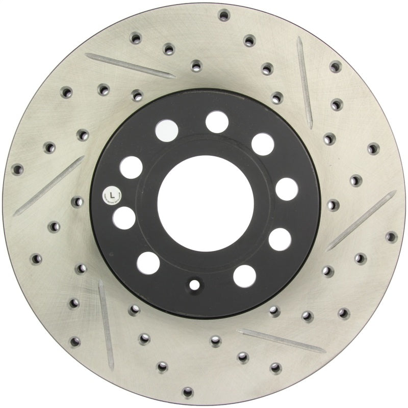 StopTech Slotted & Drilled Sport Brake Rotor-Brake Rotors - Slot & Drilled-Grocery Getter Performance