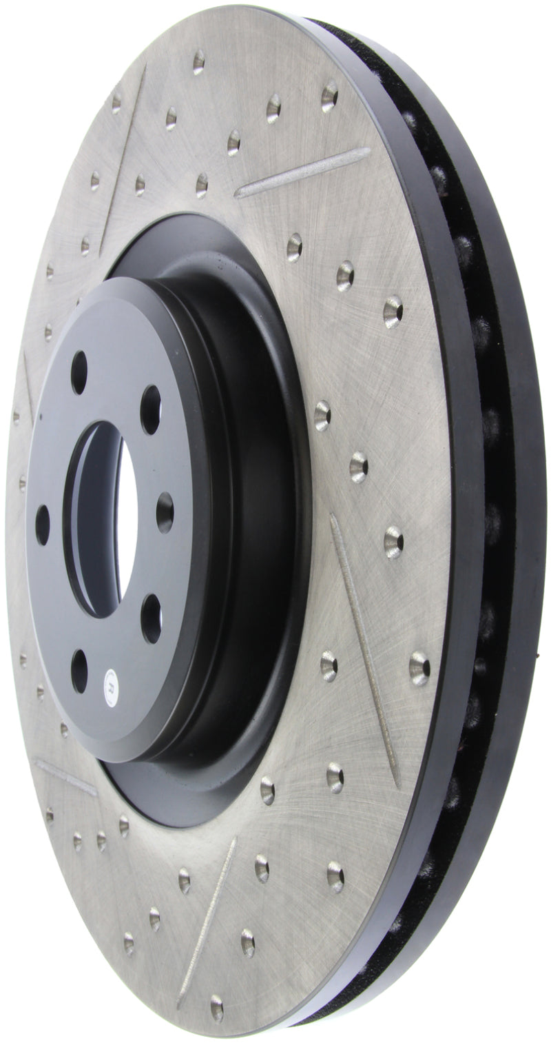 StopTech Slotted & Drilled Sport Brake Rotor-Brake Rotors - Slot & Drilled-Grocery Getter Performance